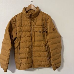 Fjallraven Ovik Lite Winter Down Jacket Waxable Brown Puffer G-1000 Gorpcore-M